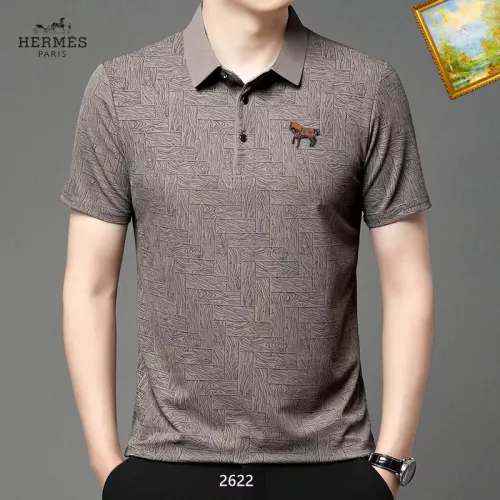 Hermes T-Shirts Short Sleeved For Men #1334454