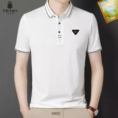 Prada T-Shirts Short Sleeved For Men #1334467