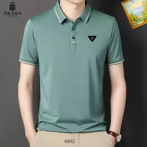 Prada T-Shirts Short Sleeved For Men #1334469