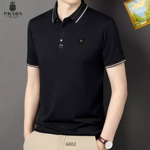 Prada T-Shirts Short Sleeved For Men #1334474