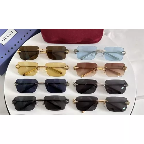 Replica Gucci AAA Quality Sunglasses #1334511 $48.00 USD for Wholesale