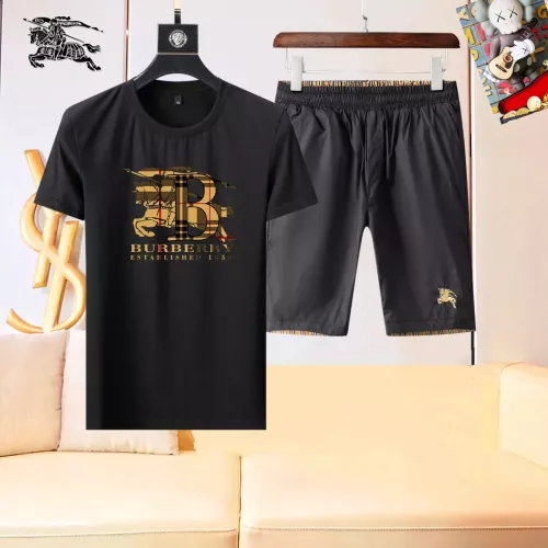 Burberry Tracksuits Short Sleeved For Men #1334663 $48.00 USD, Wholesale Replica Burberry Tracksuits