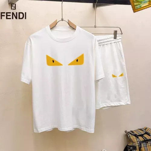 Fendi Tracksuits Short Sleeved For Men #1334710 $48.00 USD, Wholesale Replica Fendi Tracksuits
