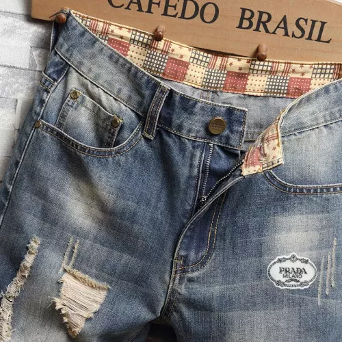 Replica Prada Jeans For Men #1334779 $40.00 USD for Wholesale