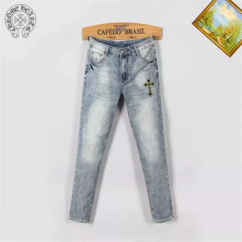Replica Chrome Hearts Jeans For Men #1334812 $48.00 USD for Wholesale