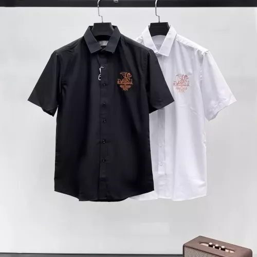 Replica Hermes Shirts Short Sleeved For Men #1334836 $42.00 USD for Wholesale