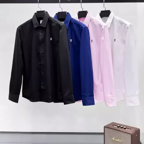 Replica Burberry Shirts Long Sleeved For Men #1334864 $42.00 USD for Wholesale