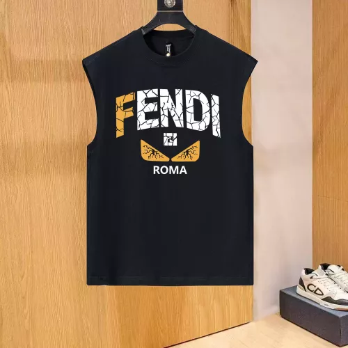 Replica Fendi Tracksuits Sleeveless For Men #1335145 $52.00 USD for Wholesale