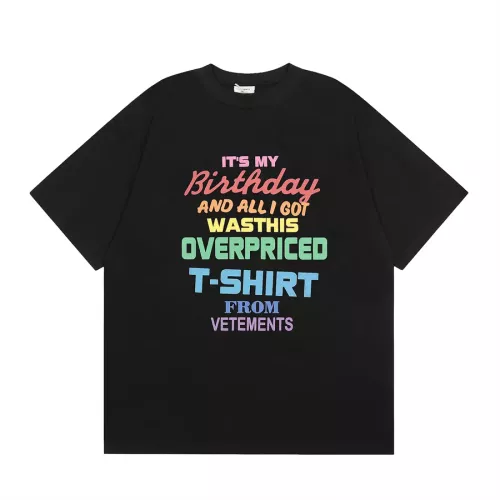 VETEMENTS T-Shirts Short Sleeved For Unisex #1335177