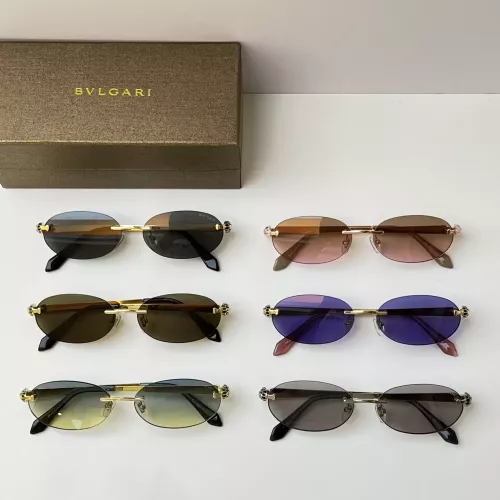 Replica Bvlgari AAA Quality Sunglasses #1335234 $60.00 USD for Wholesale