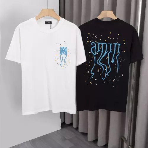 Replica Amiri T-Shirts Short Sleeved For Men #1335421 $36.00 USD for Wholesale