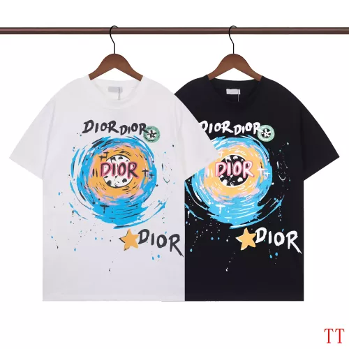Replica Christian Dior T-Shirts Short Sleeved For Unisex #1335434 $32.00 USD for Wholesale