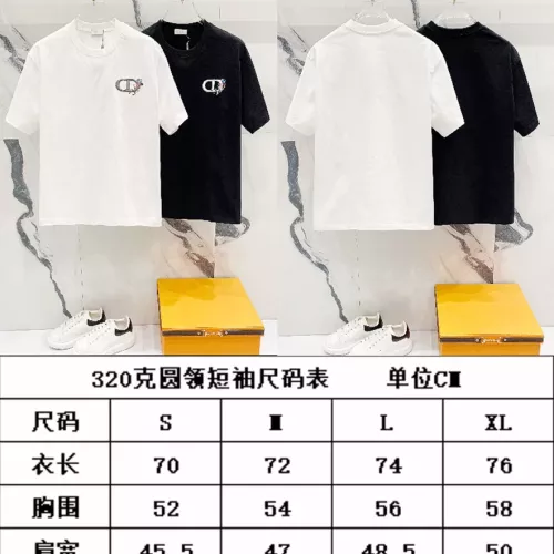 Replica Christian Dior T-Shirts Short Sleeved For Unisex #1335437 $42.00 USD for Wholesale