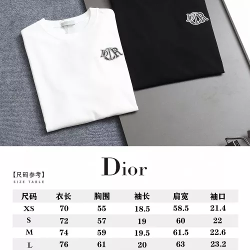 Replica Christian Dior T-Shirts Short Sleeved For Unisex #1335439 $39.00 USD for Wholesale