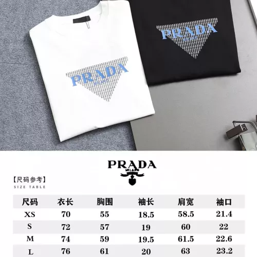 Replica Prada T-Shirts Short Sleeved For Unisex #1335443 $39.00 USD for Wholesale