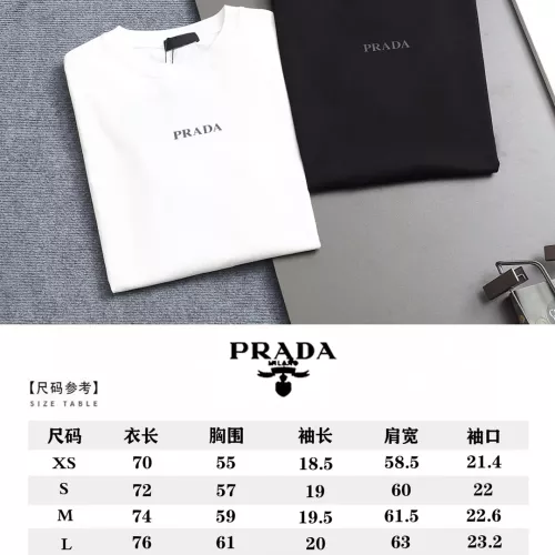 Replica Prada T-Shirts Short Sleeved For Unisex #1335446 $39.00 USD for Wholesale