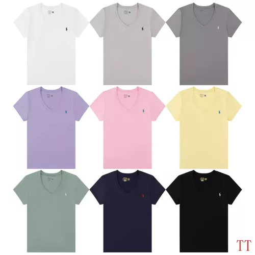 Replica Ralph Lauren Polo T-Shirts Short Sleeved For Women #1335471 $29.00 USD for Wholesale