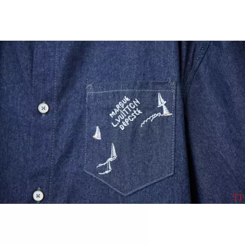 Replica Louis Vuitton LV Shirts Short Sleeved For Unisex #1335541 $72.00 USD for Wholesale