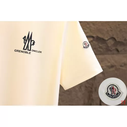 Replica Moncler T-Shirts Short Sleeved For Unisex #1335597 $42.00 USD for Wholesale