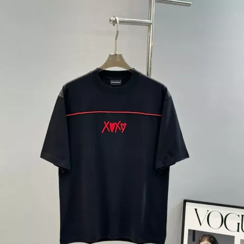 Armani T-Shirts Short Sleeved For Unisex #1335965