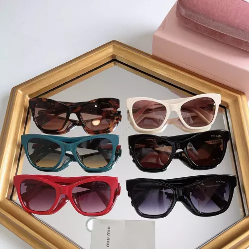 Replica MIU MIU AAA Quality Sunglasses #1336074 $60.00 USD for Wholesale