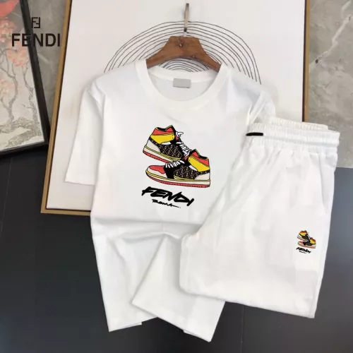 Fendi Tracksuits Short Sleeved For Men #1336128