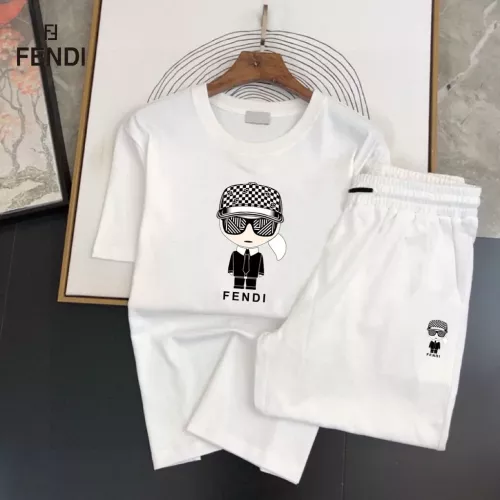 Fendi Tracksuits Short Sleeved For Men #1336136