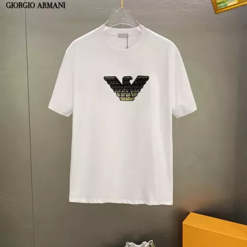 Armani T-Shirts Short Sleeved For Unisex #1336218 $25.00 USD, Wholesale Replica Armani T-Shirts