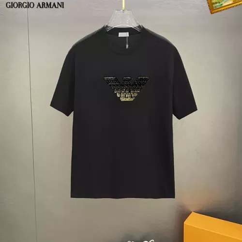 Armani T-Shirts Short Sleeved For Unisex #1336219