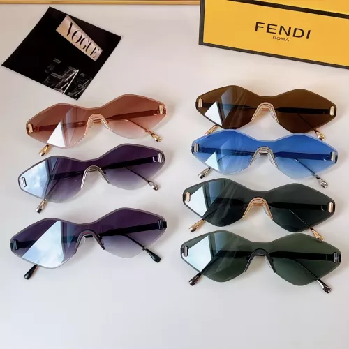 Replica Fendi AAA Quality Sunglasses #1336301 $60.00 USD for Wholesale