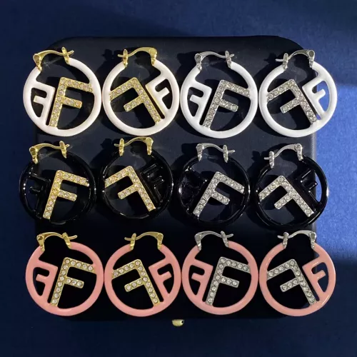 Replica Fendi Earrings For Women #1336602 $29.00 USD for Wholesale