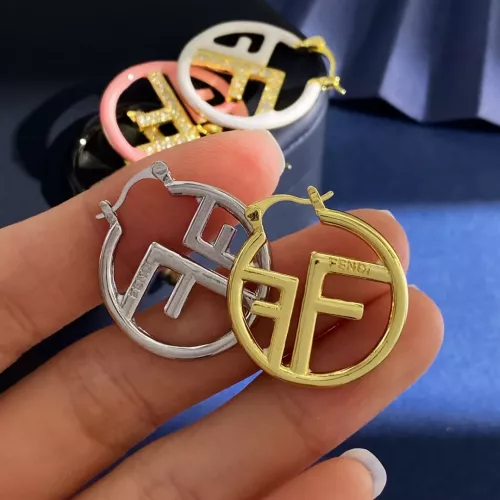 Replica Fendi Earrings For Women #1336602 $29.00 USD for Wholesale