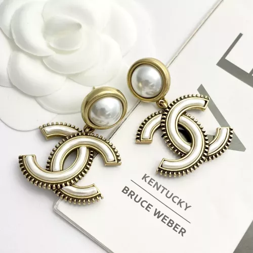 Replica Chanel Earrings For Women #1337064 $38.00 USD for Wholesale