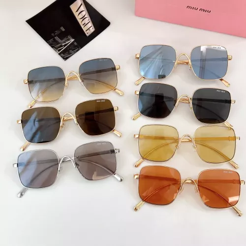 Replica MIU MIU AAA Quality Sunglasses #1337358 $60.00 USD for Wholesale