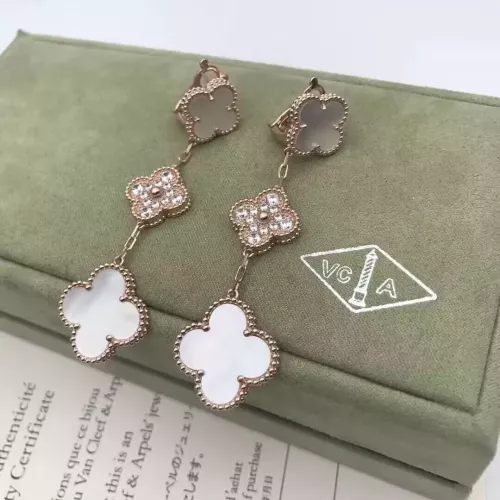 Van Cleef &amp; Arpels Earrings For Women #1337443 $39.00 USD, Wholesale Replica Van Cleef &amp; Arpels Earrings