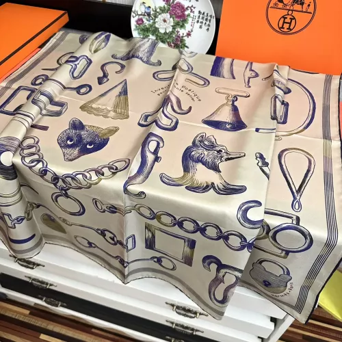 Replica Hermes Silk Square #1338103 $56.00 USD for Wholesale