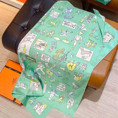 Replica Hermes Silk Square #1338223 $64.00 USD for Wholesale
