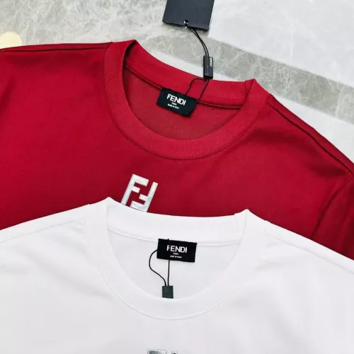 Replica Fendi T-Shirts Short Sleeved For Men #1338358 $85.00 USD for Wholesale
