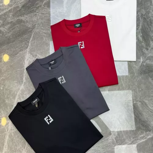 Replica Fendi T-Shirts Short Sleeved For Men #1338358 $85.00 USD for Wholesale