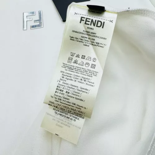 Replica Fendi T-Shirts Short Sleeved For Men #1338358 $85.00 USD for Wholesale