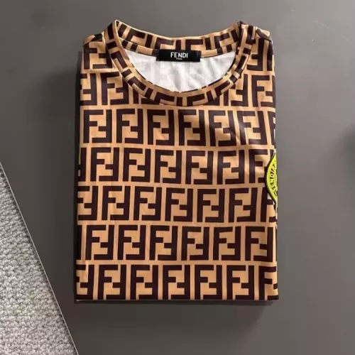 Replica Fendi T-Shirts Short Sleeved For Men #1338416 $38.00 USD for Wholesale