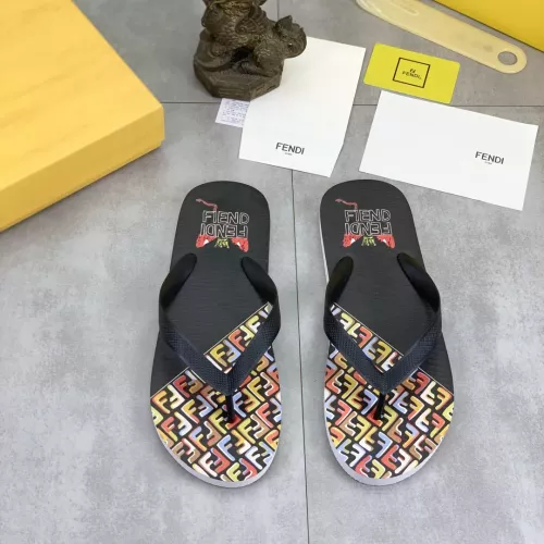 Fendi Slippers For Men #1339584 $48.00 USD, Wholesale Replica Fendi Slippers