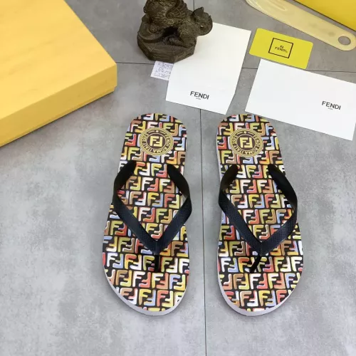 Fendi Slippers For Men #1339594 $48.00 USD, Wholesale Replica Fendi Slippers