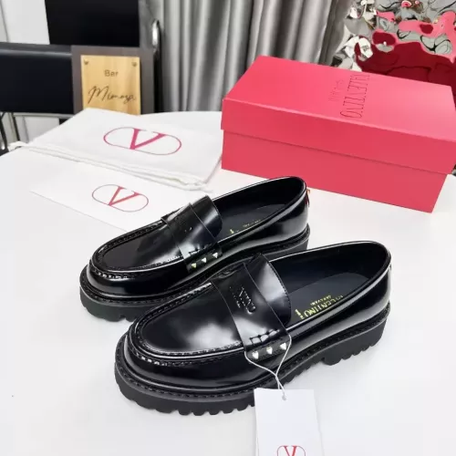 Valentino Leather Shoes For Women #1339625 $102.00 USD, Wholesale Replica Valentino Leather Shoes