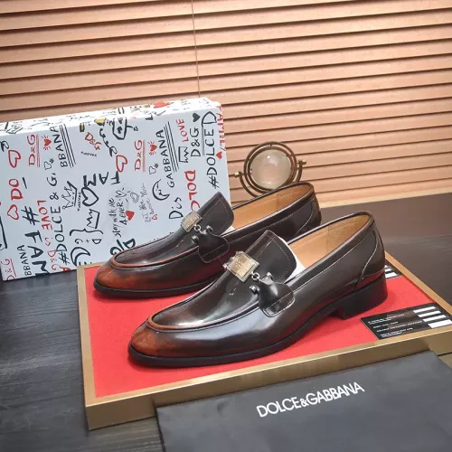 Dolce &amp; Gabbana D&amp;G Leather Shoes For Men #1339974 $96.00 USD, Wholesale Replica Dolce &amp; Gabbana D&amp;G Leather Shoes