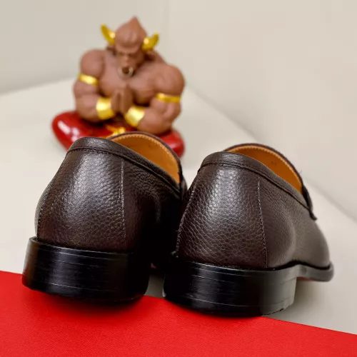 Replica Salvatore Ferragamo Leather Shoes For Men #1340009 $88.00 USD for Wholesale