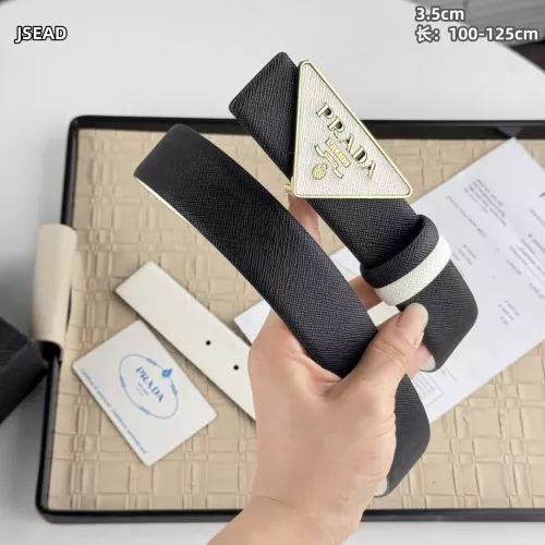 Prada AAA Quality Belts In 3.5cm For Men #1340105 $56.00 USD, Wholesale Replica Prada AAA Quality Belts