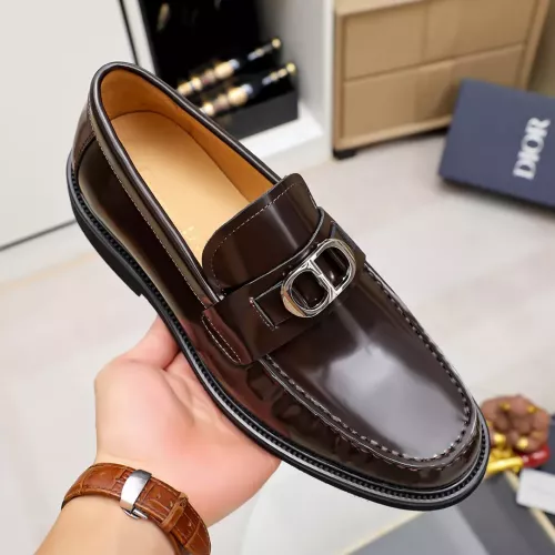 Replica Christian Dior Leather Shoes For Men #1340110 $96.00 USD for Wholesale