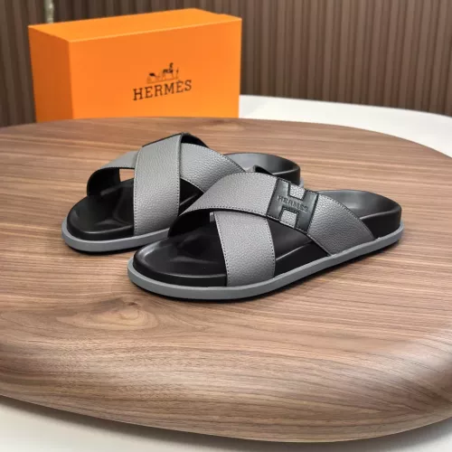 Hermes Slippers For Men #1340202 $82.00 USD, Wholesale Replica Hermes Slippers