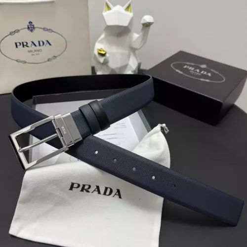 Prada AAA Quality Belts In 3.5cm For Men #1340253 $60.00 USD, Wholesale Replica Prada AAA Quality Belts